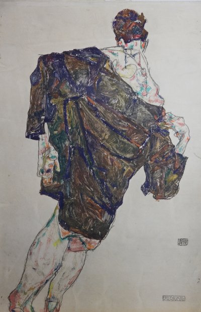 Figura con Mantello da Egon Schiele