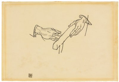 Studio della mano, Dr. Viktor Ritter von Bauer, 1917 da Egon Schiele