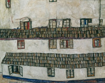 Parete di casa (finestra) da Egon Schiele