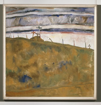 Kalvarienberg (dipinto su tela) da Egon Schiele