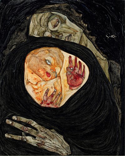 La madre morta da Egon Schiele