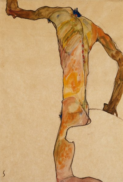 Nudo Maschile da Egon Schiele