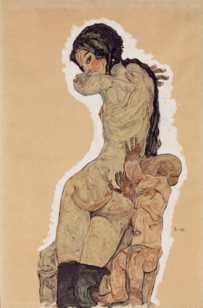 Madre e figlio da Egon Schiele