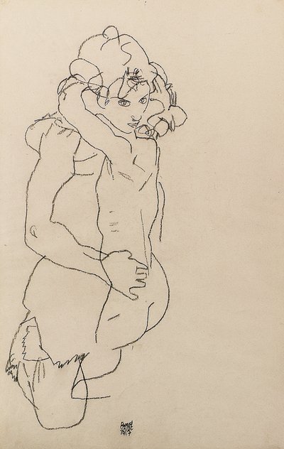 Madre e figlio da Egon Schiele