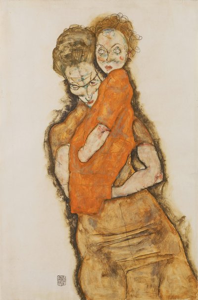 Madre e figlio da Egon Schiele
