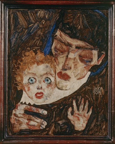 Mutter und Kind II, Madre e figlio. II ... da Egon Schiele