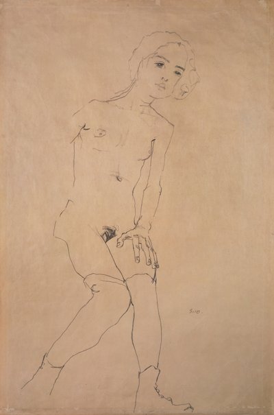 Nudo, 1910 da Egon Schiele