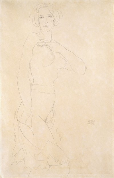 Ragazza nuda da Egon Schiele