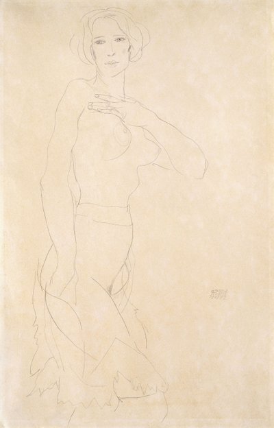 Ragazza nuda da Egon Schiele