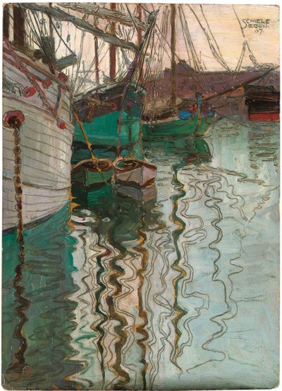 Porto di Trieste, 1907 da Egon Schiele