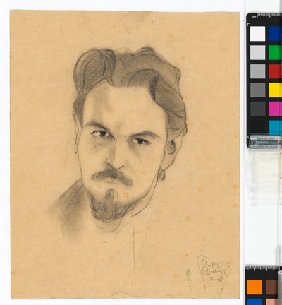 Studio di ritratto di Anton Peschka da Egon Schiele