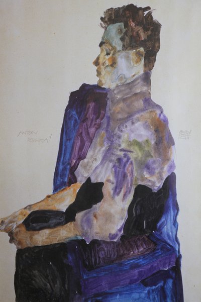 Ritratto di Anton Peschka, 1911 da Egon Schiele