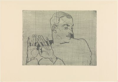 Ritratto di Arthur Roessler da Egon Schiele