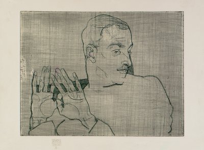 Ritratto di Arthur Roessler, 1914 da Egon Schiele