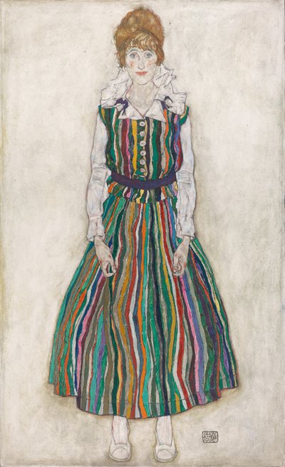Ritratto di Edith Schiele, la moglie dell