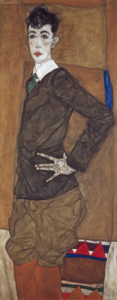 Ritratto di Erich Lederer da Egon Schiele