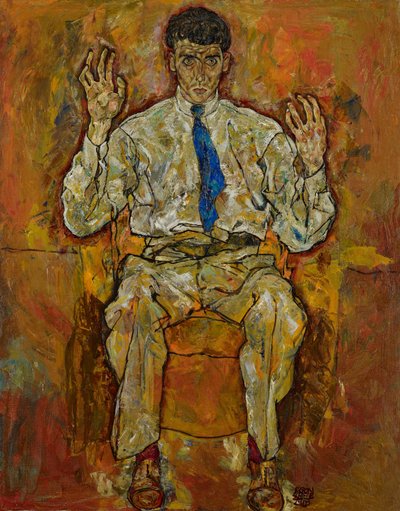Ritratto di Paris von Gütersloh (1887-1973) da Egon Schiele