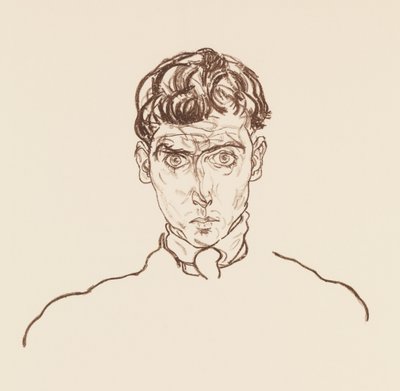 Ritratto di Paris von Gütersloh, 1918 da Egon Schiele