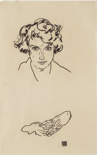 Ritratto di una ragazza, 1917 da Egon Schiele