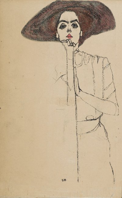 Ritratto di una donna, 1910 da Egon Schiele