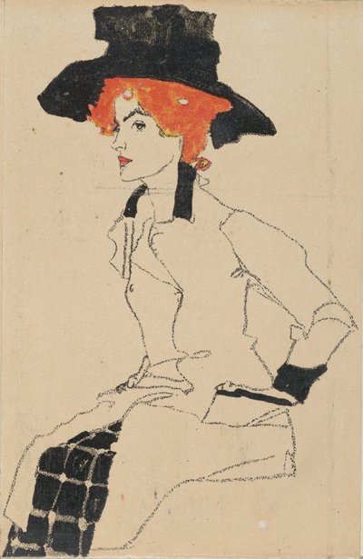 Ritratto di una donna, 1910 da Egon Schiele