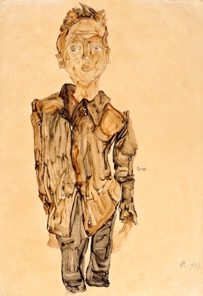 Ritratto di un giovane da Egon Schiele