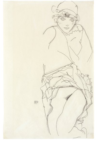 Ritratto di una Donna da Egon Schiele