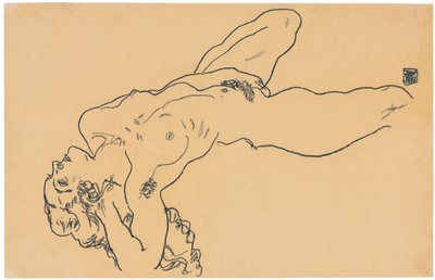 Nudo Reclino da Egon Schiele