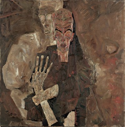 «Vegente di sé» II («Morte e uomo») da Egon Schiele