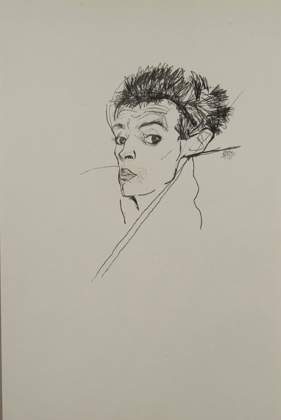 Autoritratto, 1913 da Egon Schiele