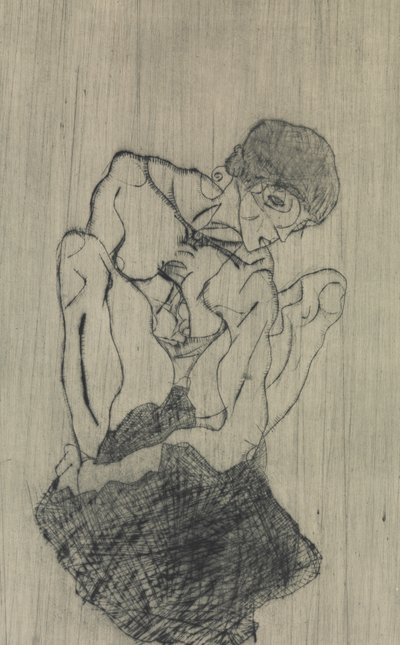 Tristezza da Egon Schiele