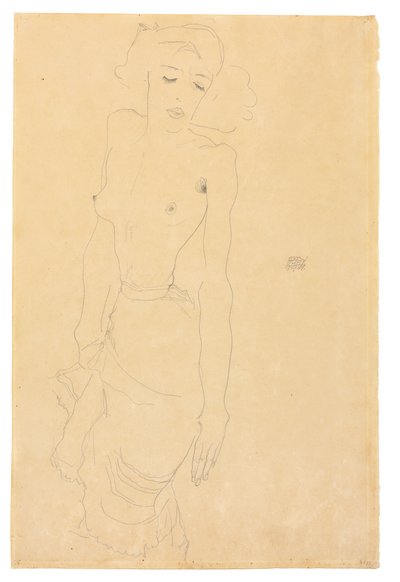 Donna in piedi, 1911 da Egon Schiele