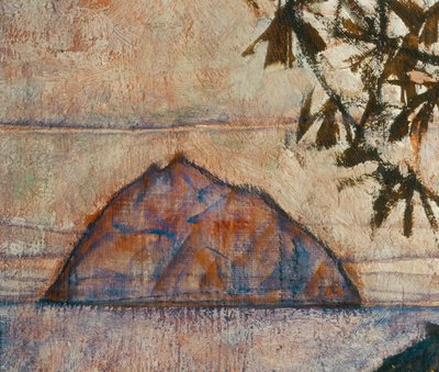 Versinkende Sonne (olio su tela) da Egon Schiele