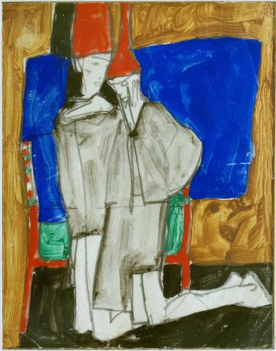 Due inginocchiati da Egon Schiele