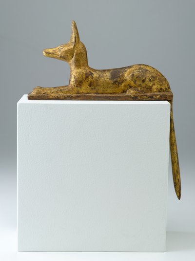 Anubi in forma di sciacallo reclinato da Egyptian
