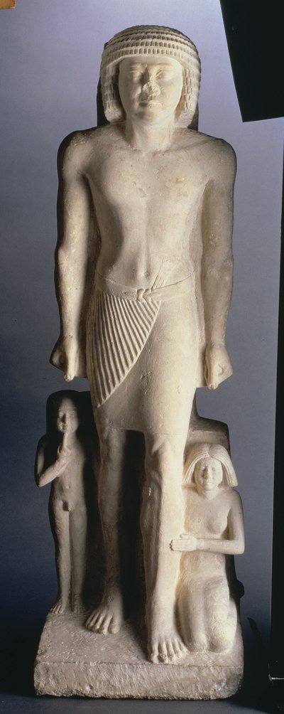 Gruppo familiare, possibilmente da Saqqara, Antico Regno, tarda V dinastia all