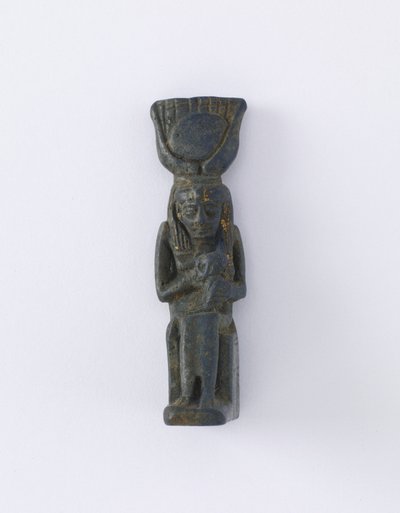 Figura di Iside e Horus, forse Periodo Tolemaico, 305-30 a.C. da Egyptian