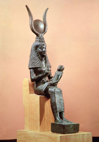 Iside che allatta il bambino Horus da Egyptian