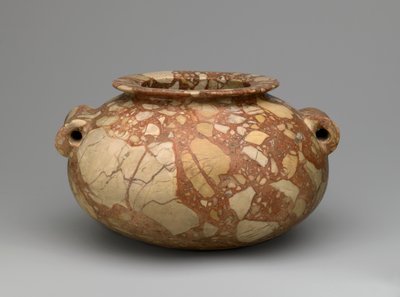 Vaso con manici tubolari, c.3600-3000 a.C. da Egyptian