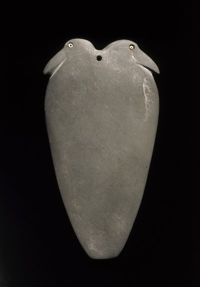 Tavolozza con due uccelli, tardo periodo Naqada II a inizio periodo Naqada III (3500-3050 a.C.) da Edfu, Provincia di Aswan da Egyptian
