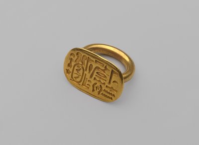 Anello con sigillo, c.664-404 a.C. da Egyptian