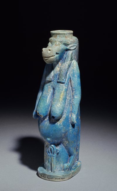 Taueret, la dea ippopotamo, probabilmente Periodo Tardo, c.664-332 a.C. da Egyptian