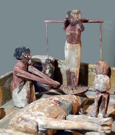 Modello di una macelleria, Egitto, c.2000-1700 a.C. da Egyptian 12th Dynasty