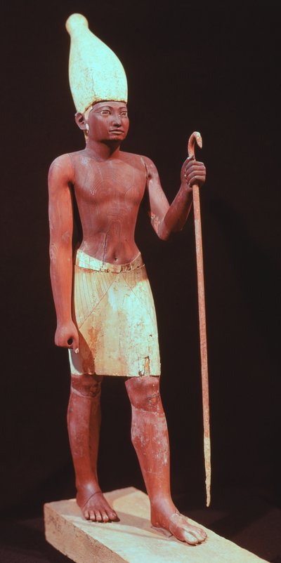 Statua di Sesostris I con una Corona Bianca da Egyptian 12th Dynasty