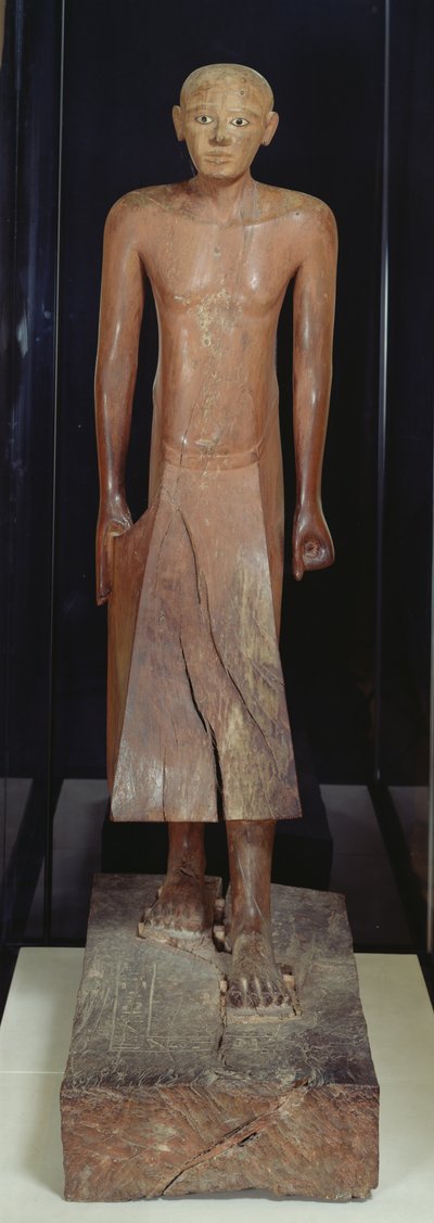 Statuetta di Nakhti, cancelliere durante il regno di Sesostri I (c.1956-c.1911 a.C.) da Assiut, Medio Regno, c.1934-1898 a.C. da Egyptian 12th Dynasty