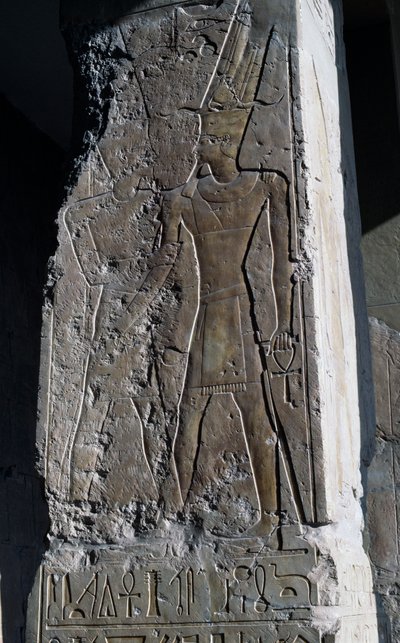 Bassorilievo, Tempio Mortuario della Regina Hatshepsut, Djeser-Djeseru (Santo dei Santi), Deir el-Bahri, Luxor, Tebe (Patrimonio dell