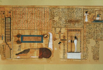 Libro dei morti dello scriba Nebqed, regno di ... da Egyptian 18th Dynasty