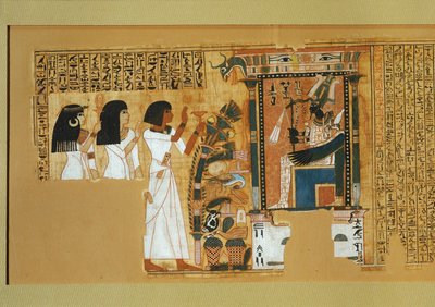 Libro dei morti dello scriba Nebqed, regno di ... da Egyptian 18th Dynasty