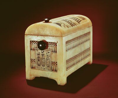 Scrigno, dalla tomba di Tutankhamon da Egyptian 18th Dynasty