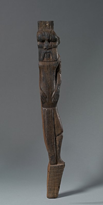Gamba di sedia o letto con il dio Bes, 1540-1296 a.C. da Egyptian 18th Dynasty